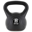 MAXXIVA Sztanga Kettlebell, czarna, 8 kg