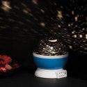 Projektor LED Star Light Night Sky - niebieski