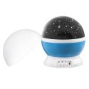 Projektor LED Star Light Night Sky - niebieski