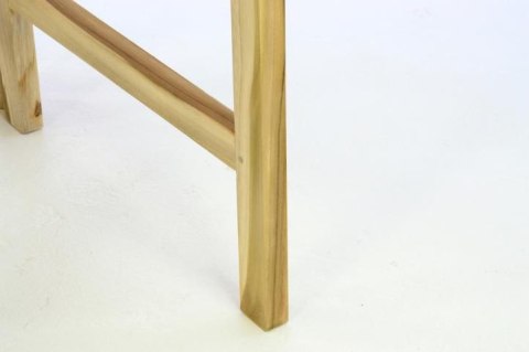 STÓŁ DIVERO - stół tekowy ogrodowy - składany - 130 x 65 cm