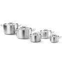 Garnek średni Kitchen Line z pokrywką 5,5 l śr. 240 x 135 h - Hendi 836309