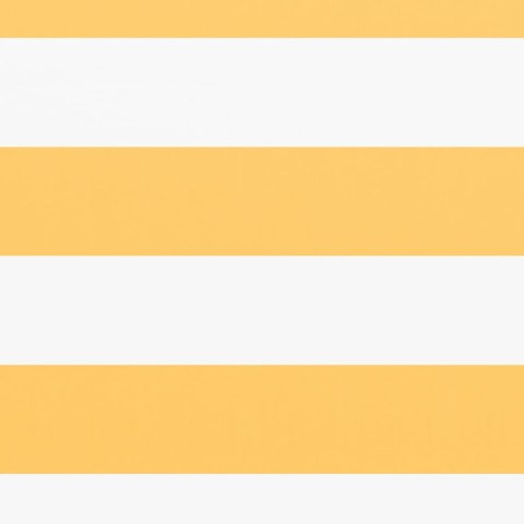 Parawan balkonowy, biało-żółty, 120x500 cm, tkanina Oxford