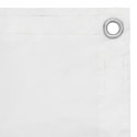 Parawan balkonowy, biały, 120x500 cm, tkanina Oxford