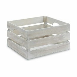 Pudełko ozdobne Biały Drewno 36 x 18 x 26 cm (12 Sztuk)
