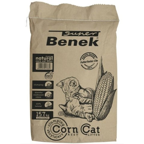 Piasek dla Kota Super Benek Super Benek CORN 25 L