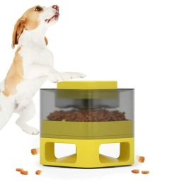 Karmnik dla psów Doggy Village Auto-Buffet Żółty 50 x 28 x 50 cm
