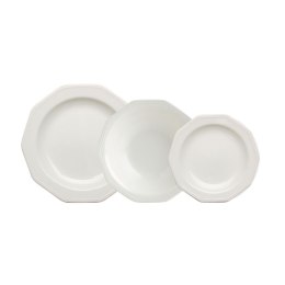 Naczynia Queen´s By Churchill Artic White Biały Ceramika 12 Części