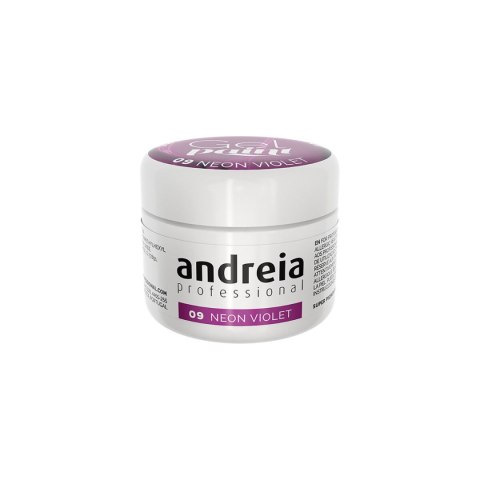 Lakier do paznokci Andreia Gel Paint Fiolet Nº 09 4 ml Neon