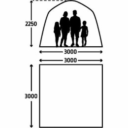 Namiot na plażę Kampa Szary