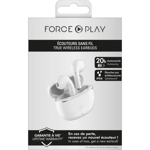Słuchawki douszne Bluetooth Big Ben Interactive FPYTWSBOUTON Biały Słuchawki douszne Bluetooth Big Ben Interactive FPYTWSBOUTON Biały