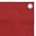 Parawan balkonowy, czerwony, 75x600 cm, tkanina Oxford