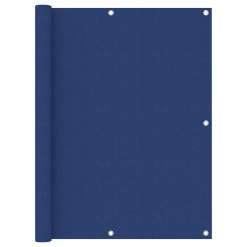 Parawan balkonowy, niebieski, 120x600 cm, tkanina Oxford