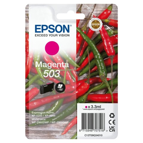 Oryginalny Wkład Atramentowy Epson C13T09Q34020 Czarny Magenta