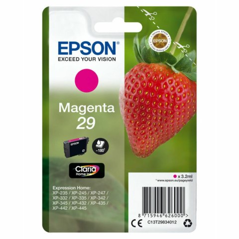 Oryginalny Wkład Atramentowy Epson C13T29834022 Magenta