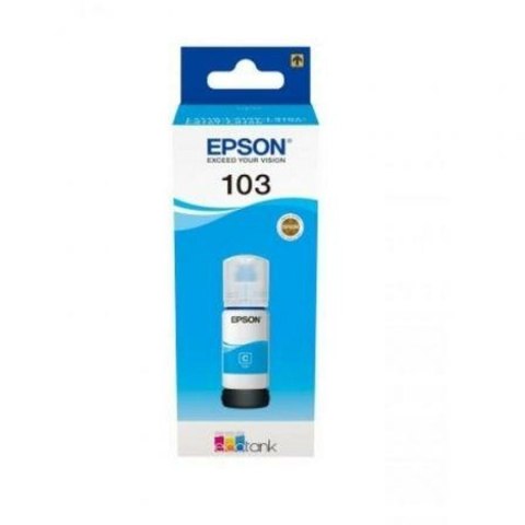 Zgodny pojemnik z tuszem Epson 103 EcoTank Cyan ink bottle (WE) 70 ml Turkusowy