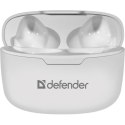 Słuchawki douszne Bluetooth Defender TWINS 903 Biały Wielokolorowy