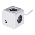 Kostka z Gniazdkami Allocacoc PowerCube Extended USB E(FR) (3 m)