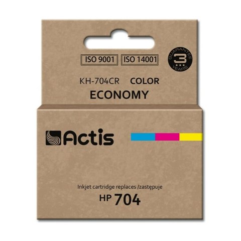 Oryginalny Wkład Atramentowy Actis KH-704CR Cyan/Magenta/Żółty