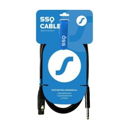 Kabel XLR jack Sound station quality (SSQ) SS-2061 3 m