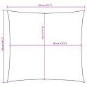 Kwadratowy żagiel ogrodowy z tkaniny oxford, 3,6x3,6 m beżowy