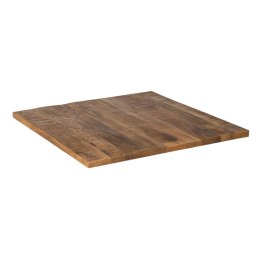 Table top Kwadratowy Beżowy Drewno mango 80 x 80 x 3 cm