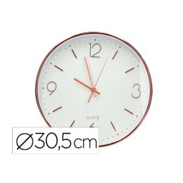 Zegar Ścienny Q-Connect KF16950 Biały Ø 30,5 cm Metal