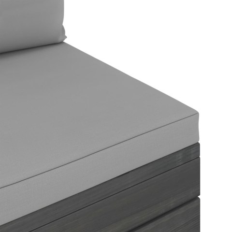 2-cz. zestaw mebli z palet do ogrodu, z poduszkami, sosna