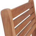 VidaXL Stackable Patio Chairs 6 pcs Solid Teak Wood