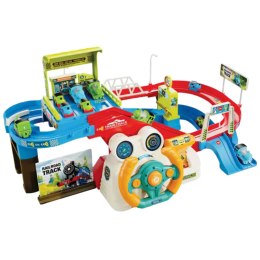 Train steering wheel transportation track