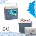 Lodówka samochodowa elektryczna 24L KAMAI ICEGO, zasilanie 12-230V, niebieska