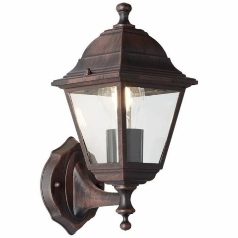 Lampa ścienna Brilliant Nissie Zewnętrzny Zardzewiały czarny E27 60 W