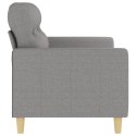 2-Seater Sofa Light Gray 55.1" Fabric