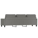 3-Seater Sofa Dark Gray 82.7" Fabric