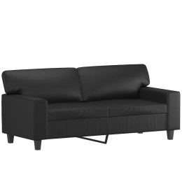 VidaXL 2-Seater Sofa Black 55.1