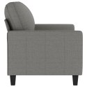 2-Seater Sofa Dark Gray 47.2" Fabric