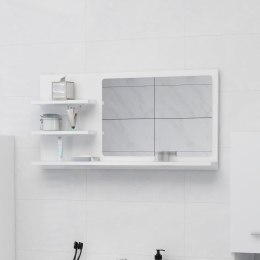 Bathroom Mirror High Gloss White 35.4