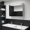 LED Bathroom Mirror Cabinet 34.6"x5.1"x24.4"