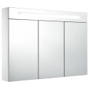 LED Bathroom Mirror Cabinet 34.6"x5.1"x24.4"