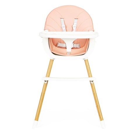 Krzesełko fotelik do karmienia 2w1 różowe ECOTOYS