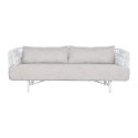 Sofa Home ESPRIT Biały Beżowy Metal 180 x 66 x 66 cm