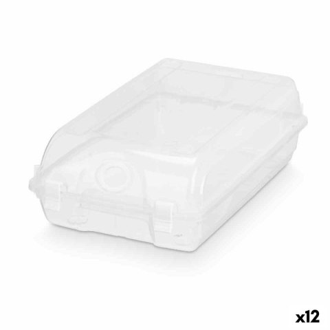 Pudełko na buty z możliwością piętrowania Przezroczysty Plastikowy 19 x 10,5 x 33 cm (12 Sztuk)