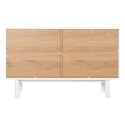 Komoda Home ESPRIT Biały Naturalny polipropylen Drewno MDF 120 x 40 x 75 cm