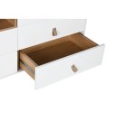 Komoda Home ESPRIT Biały Naturalny polipropylen Drewno MDF 120 x 40 x 75 cm