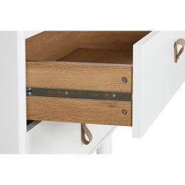 Komoda Home ESPRIT Biały Naturalny polipropylen Drewno MDF 80 x 40 x 117 cm