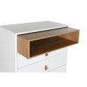 Komoda Home ESPRIT Biały Naturalny polipropylen Drewno MDF 80 x 40 x 117 cm