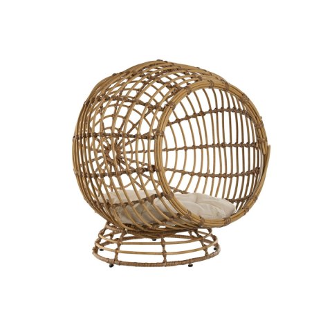 Łóżko dla zwierząt domowych Home ESPRIT Biały Naturalny rattan syntetyczny 60 x 58 x 58 cm