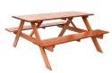 Zestaw ogrodowy PIKNIK lakierowany - 160 cm