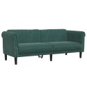 2 Piece Sofa Set Dark Green Velvet