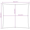 Kwadratowy żagiel ogrodowy, tkanina Oxford, 3,6x3,6 m, taupe