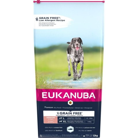 Karma Eukanuba Grain Free Senior large/giant breed Senior Ryba 12 kg